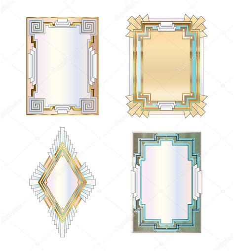 Art Deco Frames — Stock Vector © Eyematrix 8902220