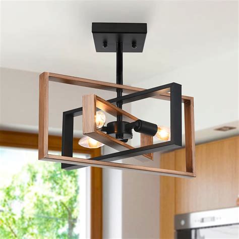 Stories Flush Mount Ceiling Light Fixture For Kitchen Dining Room