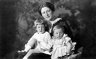 Her Royal Highness Princess Franz of Bavaria (1890-1982), with son ...