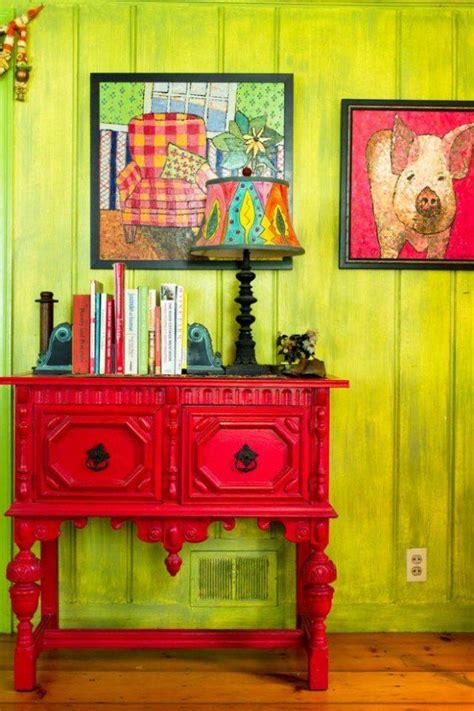 25 Brightly Painted Furniture Ideas Bright Painted Furniture Funky
