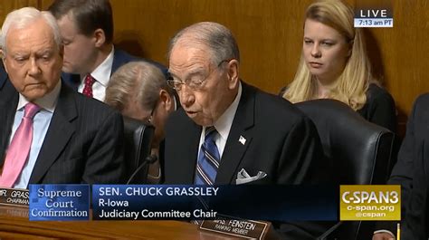 Senator Chuck Grassley Opens Hearing By Dismissing Allegations News And Guts Media