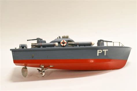 Vintage Wood Ito Pt Us Navy Destroyer Toy Boat