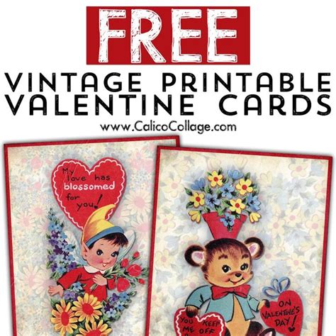 Free Vintage Valentine Cards Vintage Valentine Cards Valentines
