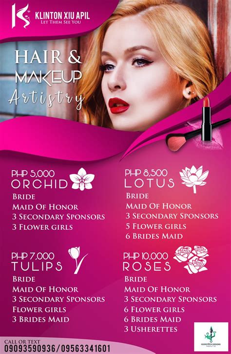 Makeup Artistry Design Pamphlet Artistry Makeup Pamphlet Design