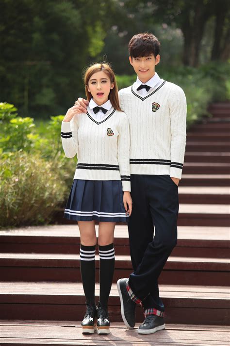 2019 Japan Korea School Uniform Girls Cotton Winter Students British
