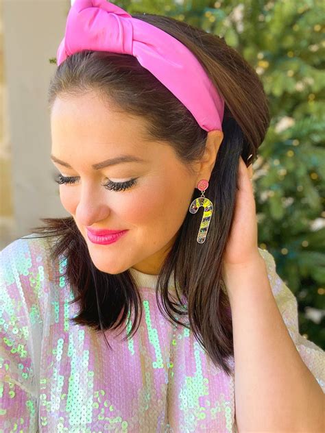 Brianna Cannon Barbie Pink Puff Knotted Headband Pink Sorbet Lilly