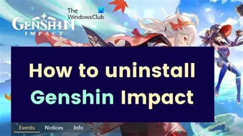 How To Uninstall Genshin Impact Completely