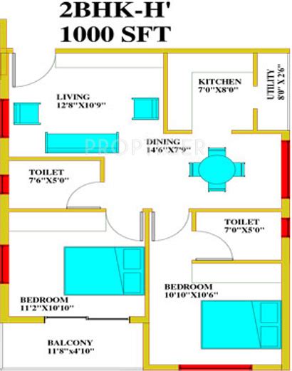 1050 Sq Ft 2 Bhk 2t Apartment For Sale In Landstar Homes Pinnacle