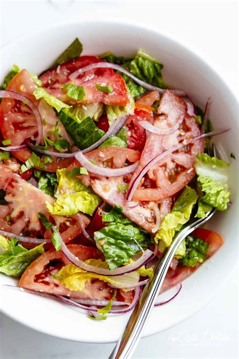 Tomato Salad With Lemon Parmesan Vinaigrette Recipe Cart