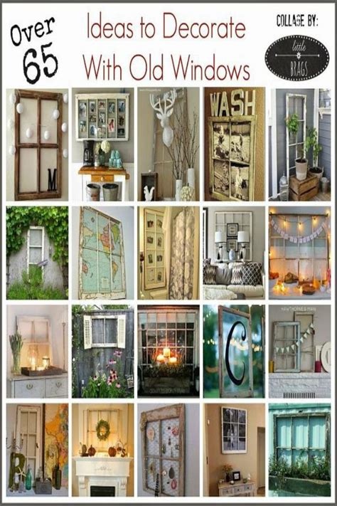 Over 65 Ideas To Decorate With Old Windows Repurposed Windows Wooden