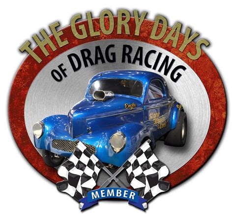 Vintage Style Giant 3d Glory Days Of Drag Racing Sign 24