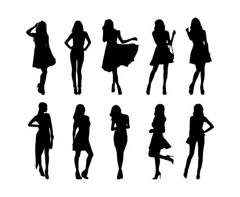 Woman Silhouette Svg