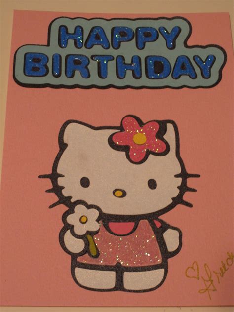 Hello Kitty Birthday Card Hello Kitty Party Hello Kitty Birthday Cards