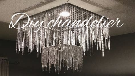 Chandelier Made Out Of Picture Frames Diy Chandelier Youtube