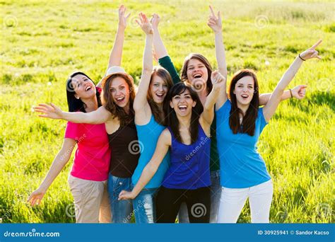 Cheering Women Stock Image Image 30925941