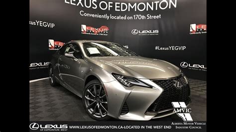 silver 2019 lexus rc 350 f sport series 3 review youtube