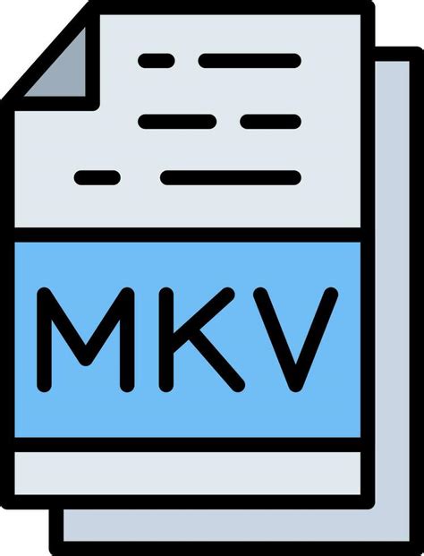 Mkv Vector Icon Design 28898798 Vector Art At Vecteezy