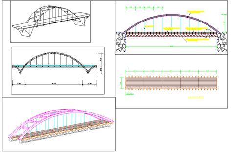 Bridge Structure Design Cadbull