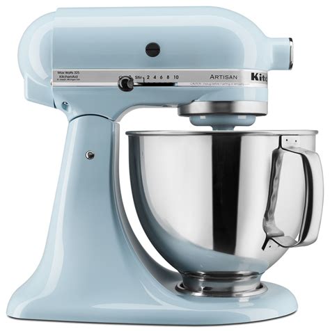 With the same timeless look, the kitchenaid® artisan® mini stand mixer is lighter, smaller and just as powerful as the kitchenaid® classic stand mixer. KitchenAid KSM150PSGB Artisan Series 5-Quart Mixer ...