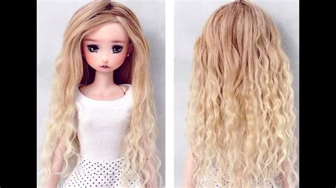Ombre blonde hair is still one of today's trendiest hair coloring techniques and they are getting more creative as time passes. OMBRE DOLL HAIR tutorial - YouTube