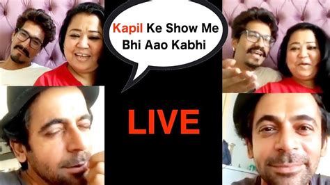 Live Bharti Singh Having Fun With Sunil Grover And Discuss Of Car0na