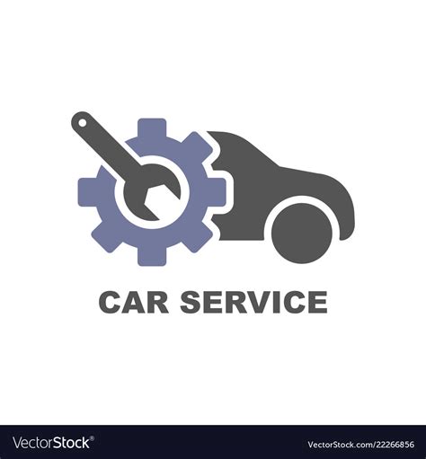 Car Service Icon Care Repair Logo Eps Royalty Free Vector