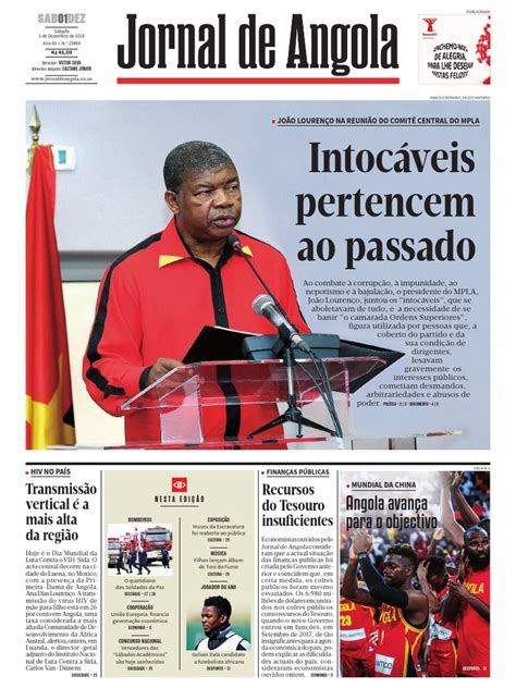 Jornal De Angola Angola Cidadania