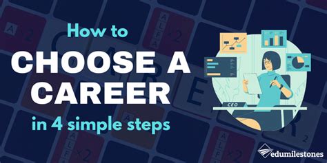How To Choose A Career In 4 Simple Steps