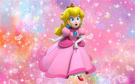 Nintendo Princess Peach Aesthetic Desktop Background Wallpaper En 2023