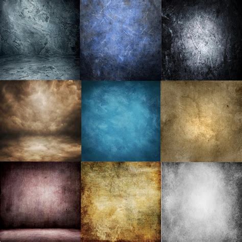 Laeacco Abstract Grunge Gradient Solid Portrait Photography Backgrounds