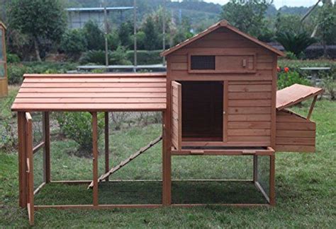 Large 99 Deluxe Solid Wood Hen Chicken Cage House Coop Huge Wrun