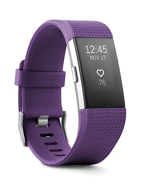 Amazon Com Fitbit Charge 2 Heart Rate Fitness Wristband Black