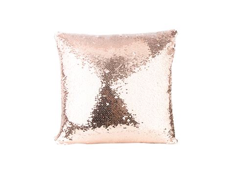 Flip Sequin Pillow Coverchampagne W White 10pack Bestsub
