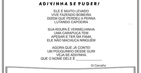 Adivinha Do Folclore Brasileiro