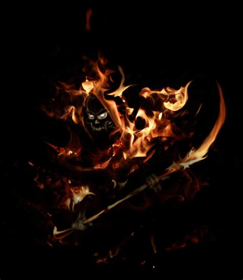 Flaming Grim Reaper By Bulimik82mind On Deviantart