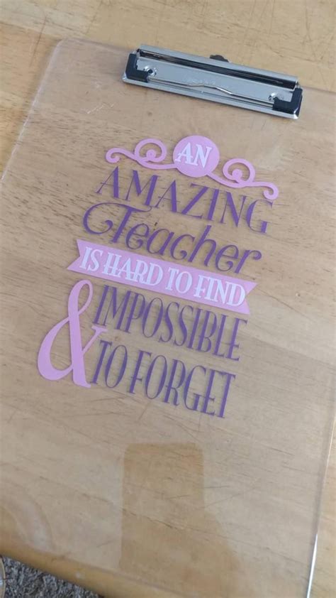 Personalized Teacher Clipboard Teacher Appreciation Gift Etsy Favorite Teacher Gift Teacher