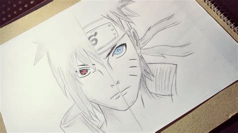 Speed Drawing Sasuke And Naruto Drawing Hd Youtube