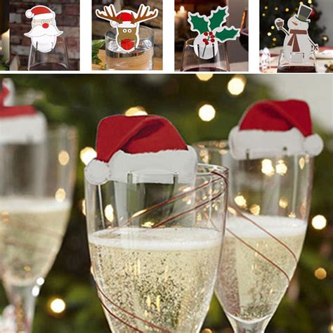 Indulge in the holiday spirit with fun & unique champagne christmas decorations at alibaba.com. christmas 10 pcs table place cards champagne wine glass ...