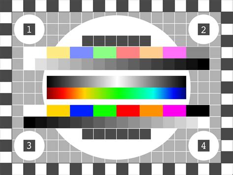 电视测试模式 测试图片 展示 免费矢量图形pixabay
