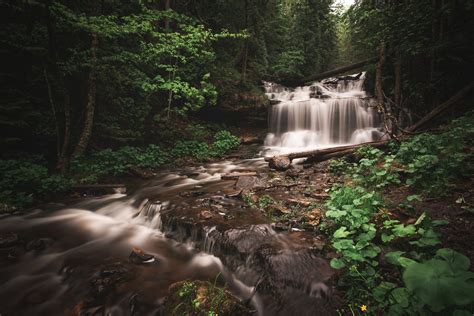 Spring Rush At Wagner Falls In Munising Michiganphotography
