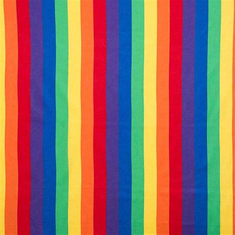 Rainbow Fabric Cotton Sk178 Etsy Uk