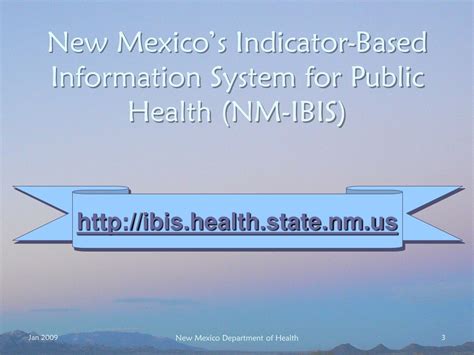 ppt new mexico s indicator based information system for public health nm ibis powerpoint