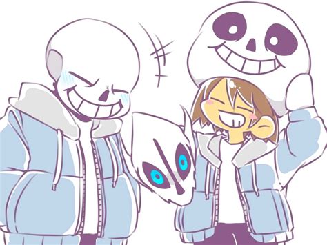 Frisk Trying Out Sans Mii Costume By まじメロン On Pixiv Rundertale