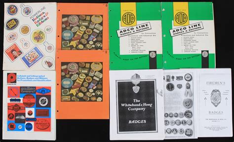 Lot Detail 1960s 70s Americana Pinback Button Ordering Catalogs