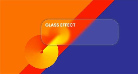 Premium Vector Glass Effect