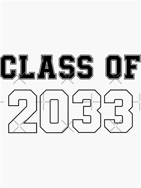 Class Of 2033 Sticker By Darkveilas Redbubble