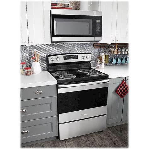 Amana 48 Cu Ft Freestanding Electric Range Stainless Steel