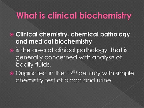 ppt clinical biochemistry powerpoint presentation free download id 1984349