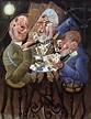 der Skat Spieler , 1920 von Otto Dix (1891-1969, Germany) | | WahooArt.com