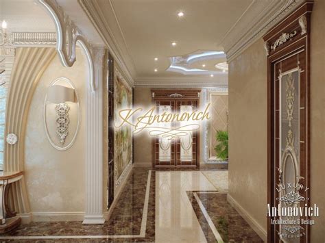 Living Room Design In Classic Style Dubai